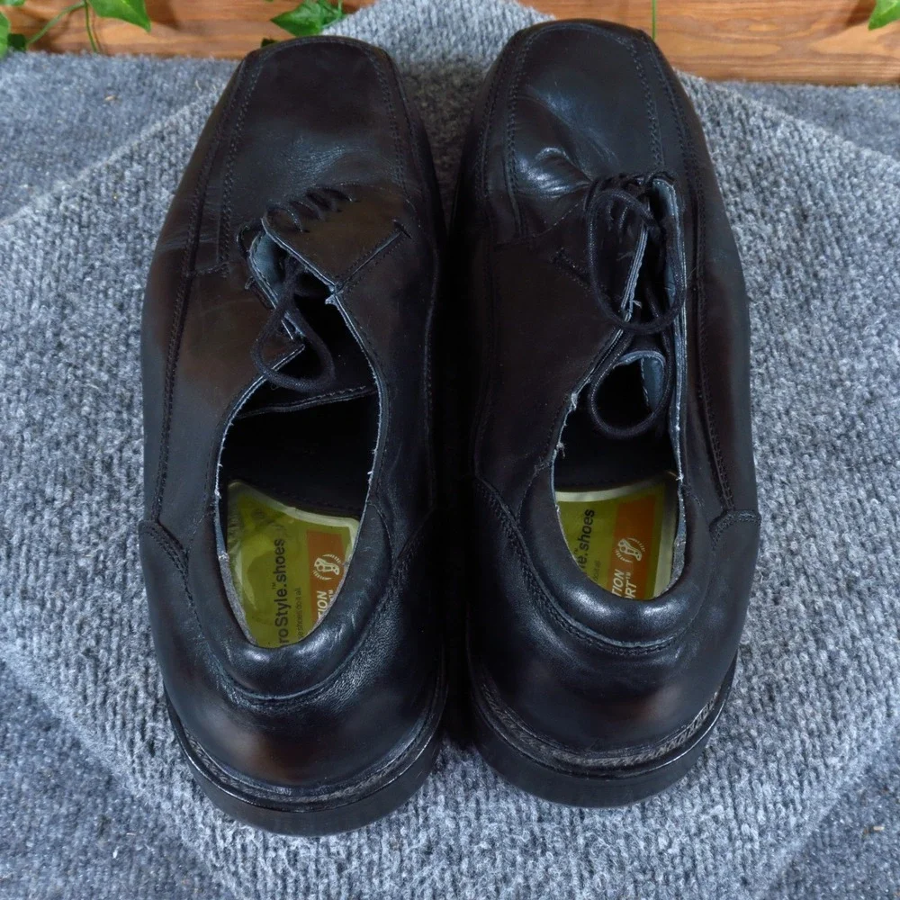 Dockers 090-3174 Mens Oxford Dress Shoe Sz 12M Formal Professional Black Leather